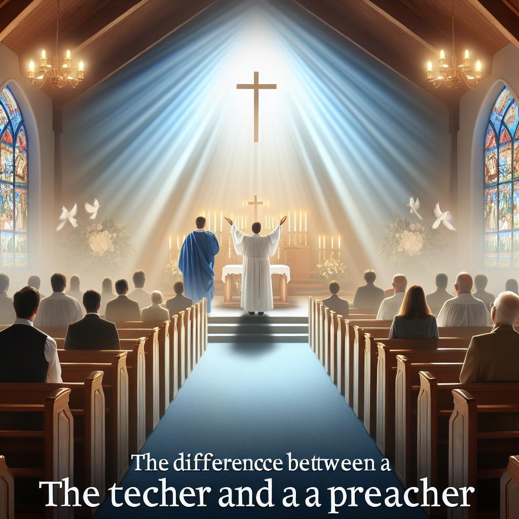 What Is the Difference Between a Teacher and a Preacher? Explained 1 What Is the Difference Between a Teacher and a Preacher? Explained