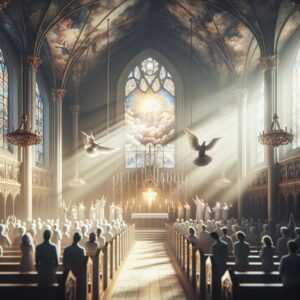 Today's vespers evening prayer Guide | Western Church 27 create highresolution professional stock photo.jpge827 (AI Generated Image)