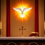 People lighting candles Guide | Western Church 22 pentecost sunday catholic church inbody 1 (AI Generated Image)