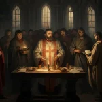 In a baptist church if you're a deacon and you leave that ch 3 the great schism 1054 (AI Generated Image)