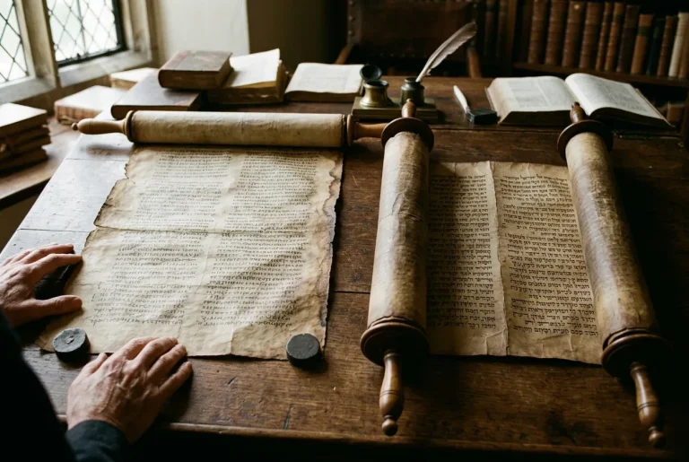 Is eastern orthodox christian Guide | Western Church 6 Chart comparing the books of the Septuagint and the Masoretic Text (AI Generated Image)