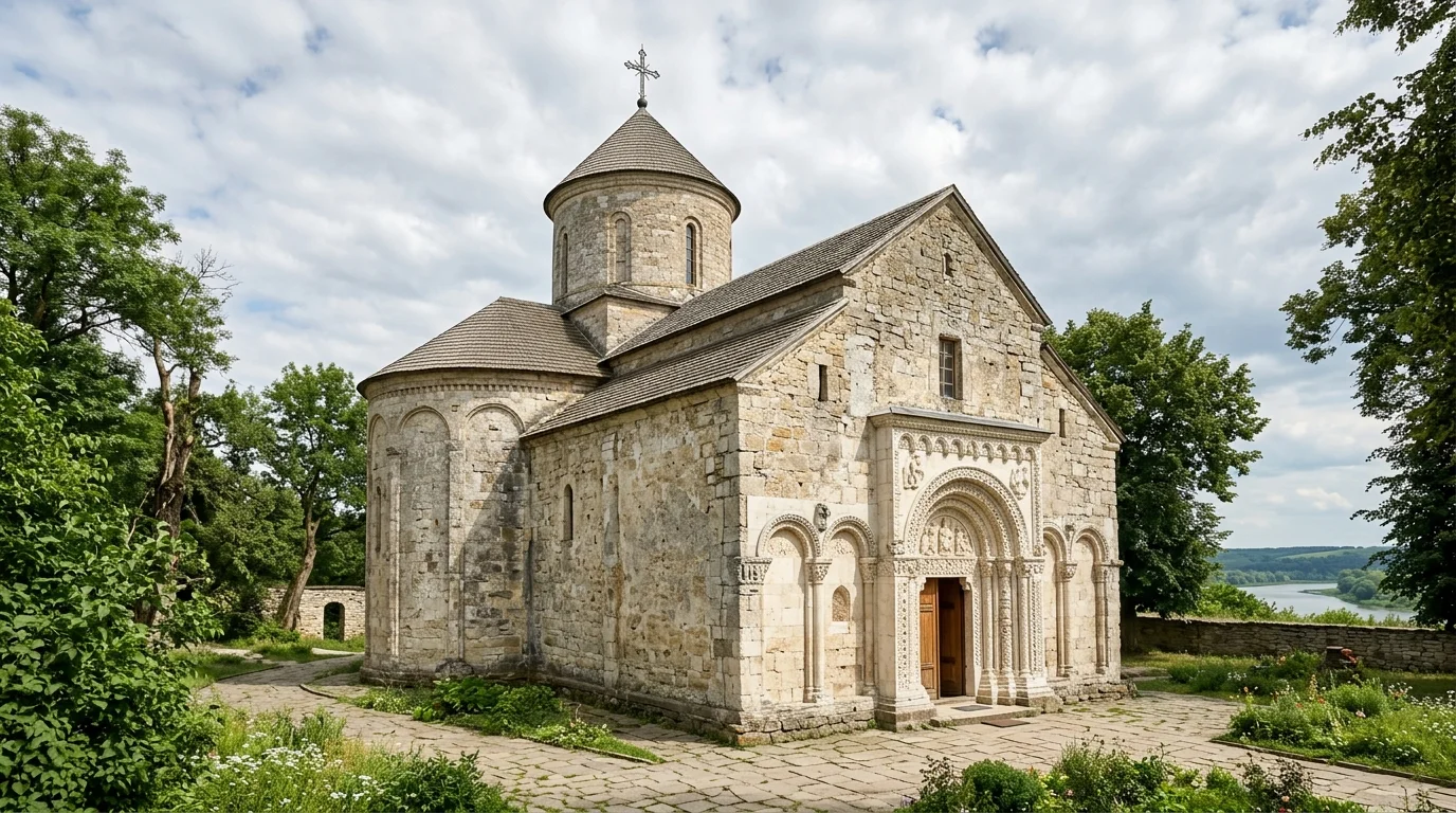 Saint Panteleimon Church in Halych (1194): History, Architecture, and Graffiti of Ukraine's Oldest Monument 1 wp media westernchurch net 40365d26 (AI Generated Image)