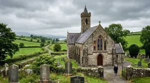Erne West Church Heritage — Historic Parish Guide | Western Church 6 Historic stone parish church in Erne West Fermanagh (AI Generated Image)