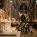 Catholic Mass Rite — Liturgical Orders Guide | Western Church 2 Solemn Catholic Mass rite at the high altar (AI Generated Image)